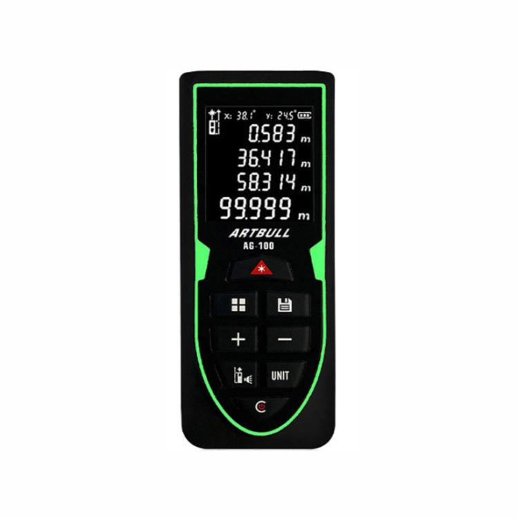 ARTBULL Misuratore di distanza laser Strumento di misurazione della stanza portatile Righello elettronico, ARTBULL 100m ARTBULL Misuratore di distanza laser Strumento di misurazione della stanza portatile Righello elettronico, ARTBULL 100m